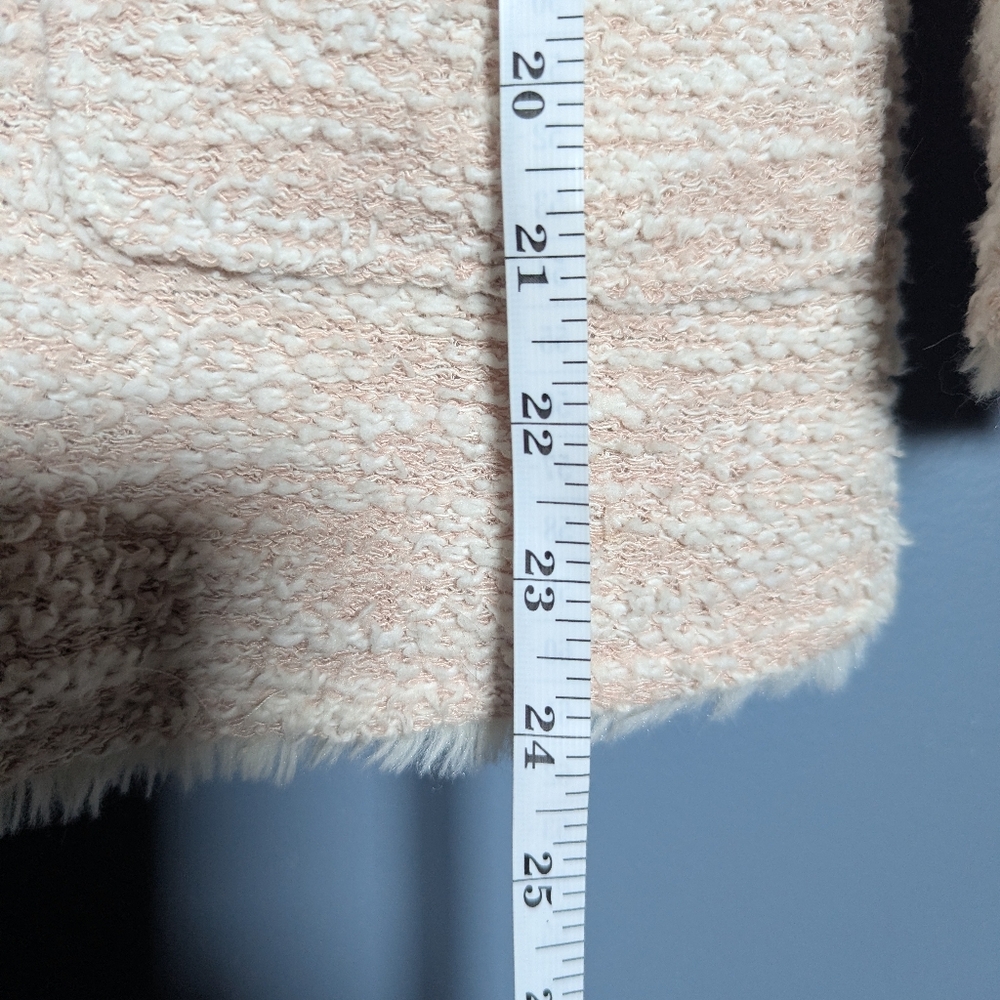 Dex Women's Cream Teddy Jacket with Hood - Picture 8 of 9
